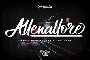 Allenattore Font Review: A Bold Script for Modern Design