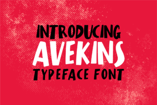 Avekins: The Cheerful Display Font for Crafters