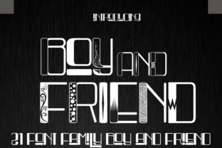 Boy and Friend: The Abstract Display Font for Modern Brands