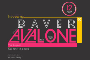 Bring Baver Avalone Display Fonts to Your Handmade Shop