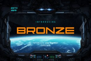 Bronze: A Futuristic Display Font for Modern Editorial Design