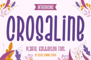 Crosaline: The Playful Display Font for Bold Campaigns