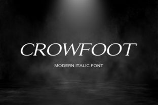 Crowfont: The Bold Display Font for Handmade Brands