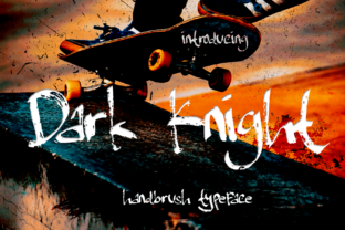 Dark Knight: A Bold Display Font for Web Headers