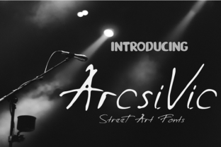 Designing Joyful Layouts with the Arcsivic Typeface