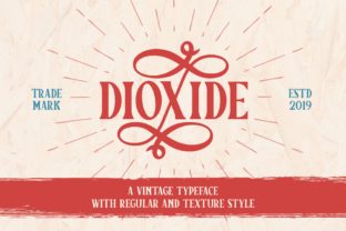 Dioxide: A Stunning Display Font for Editorial Design