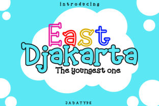 East Djakarta: A Playful Display Font for Web Design