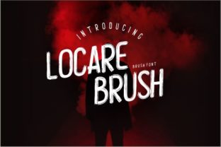 Elevate Editorial Design with Locare Brush Typeface