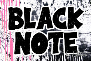 Elevate Editorial Layouts with the Black Note Typeface