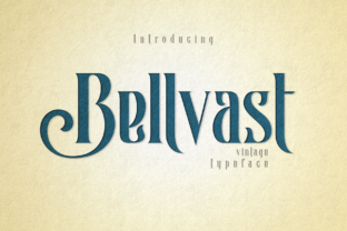 Elevate Your Brand with the Bellvast Vintage Typeface
