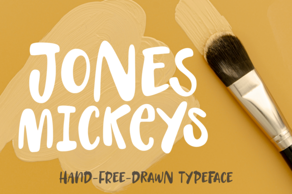 Jones Mickeys: The Bold Display Font for Viral Campaigns