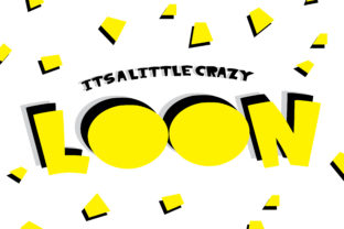 Loon: The Wacky Display Font for Retro Campaigns
