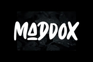 Maddox: A Bold Display Font for Handmade Brands