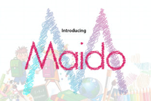 Maido Font: The Scribbled Typeface for Bold Branding