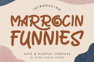 Marrocin Funnies: A Playful Typeface for Bold Branding
