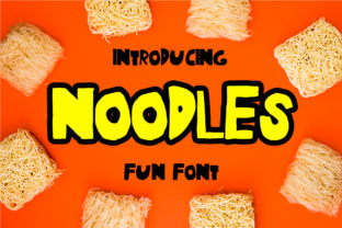 Noodles: The Fun Display Font for Editorial Design
