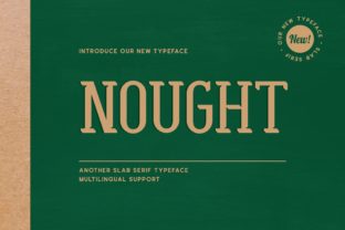 Nought: The Playful Display Font for Bold Campaigns