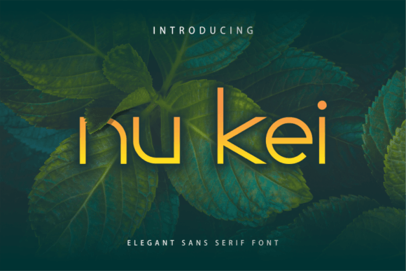 Nu Kei: A Futuristic Display Font for Modern Editorial Design
