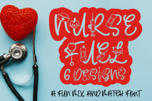 Nurse Fuel: A Playful Display Font for Medical Branding