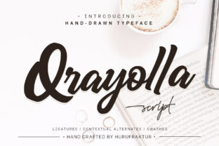 Qrayolla: A Sweet Organic Display Font for Modern Brands