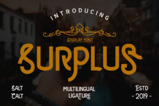 Surplus Font Review: A Vintage Display for Bold Branding