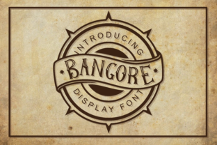 Why Bangore Is the Vintage Display Font Your Project Needs