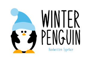 Winter Penguin: A Playful Display Font for Branding