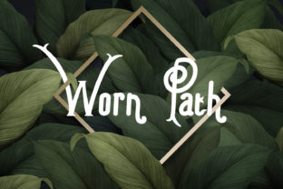 Worn Path: A Playful Display Font for Modern Editorial Design